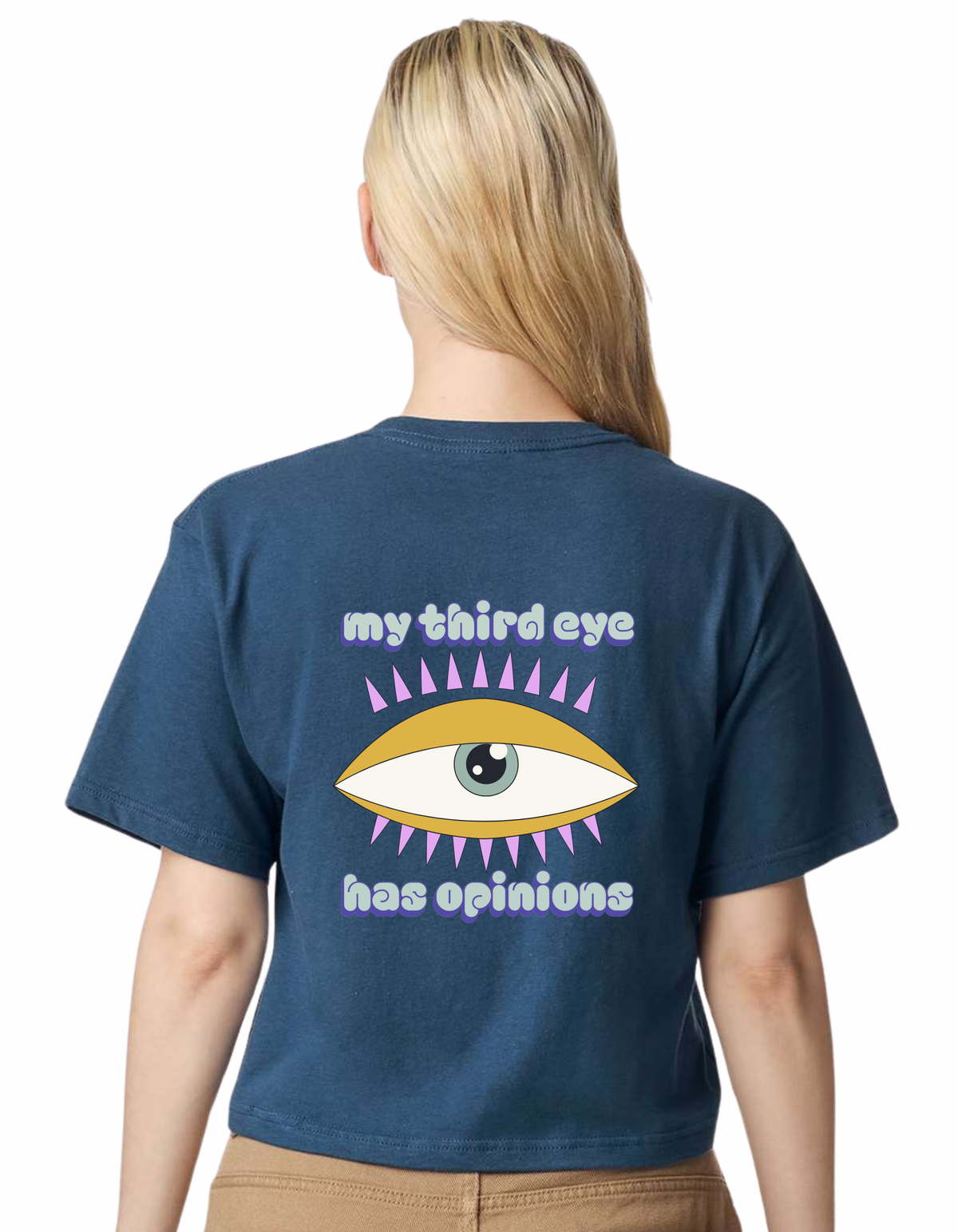 My Third Eye Has Opinions Women's Boxy Tee